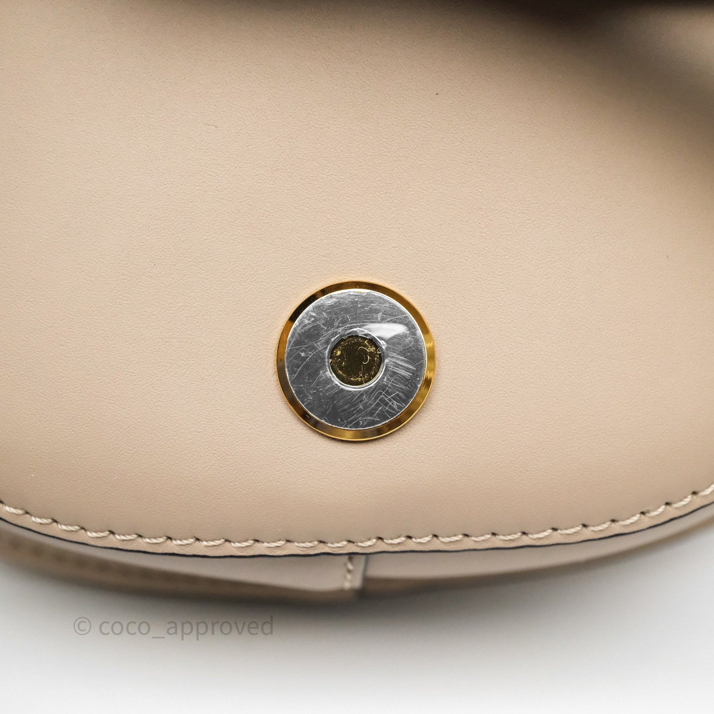 Loewe Mini Gate Dual Bag Beige Sand Soft Calfskin Jacquard Strap