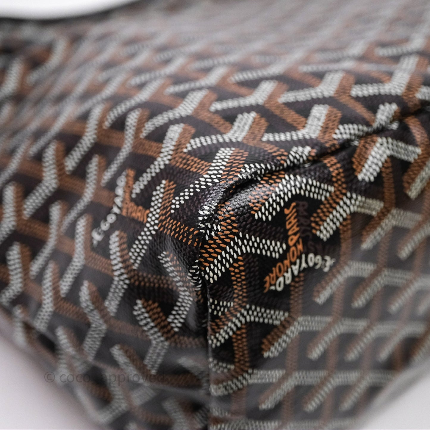 Goyard Bohème Hobo Bag Black Goyardine Canvas