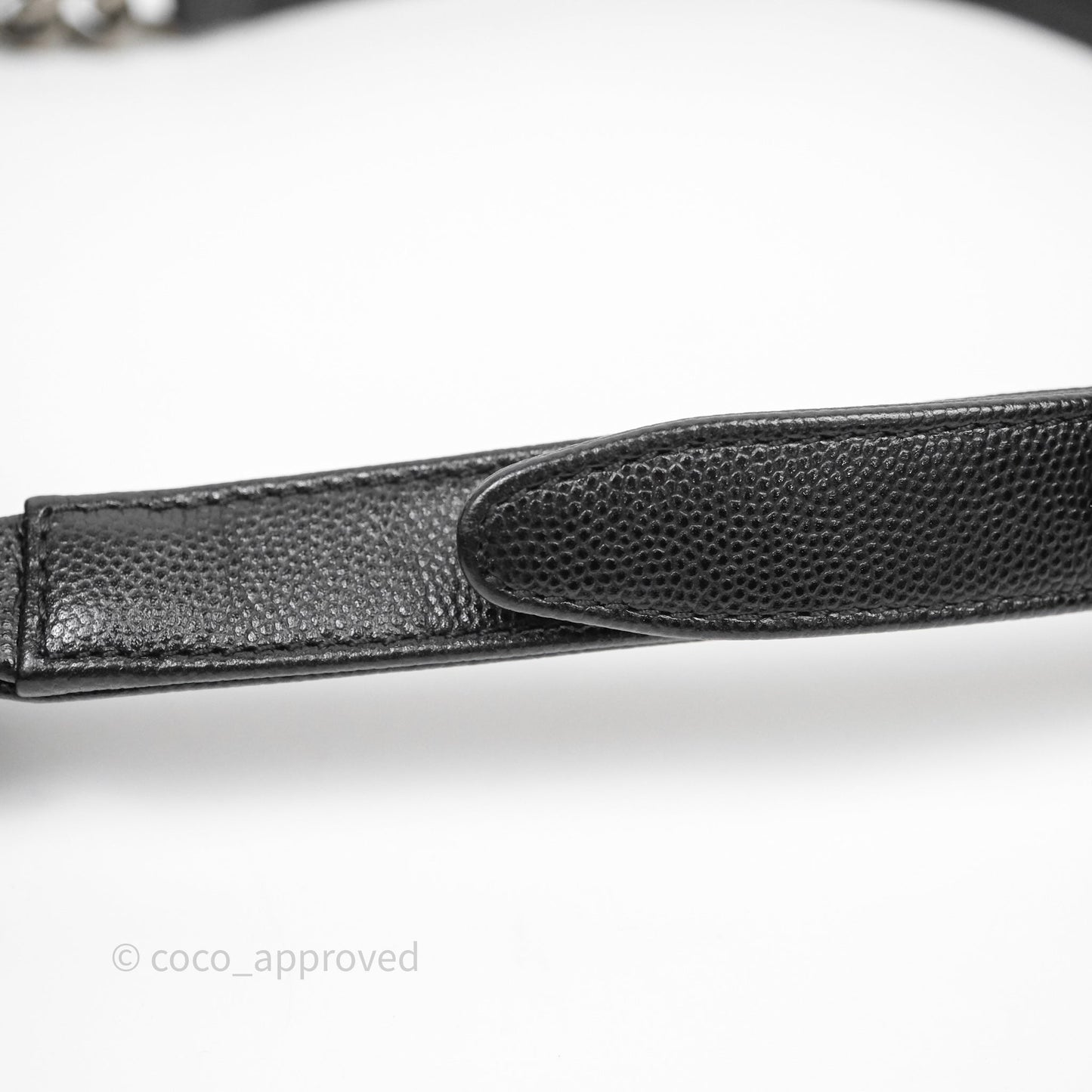 Chanel Small Boy Quilted Black Caviar Ruthenium Hardware