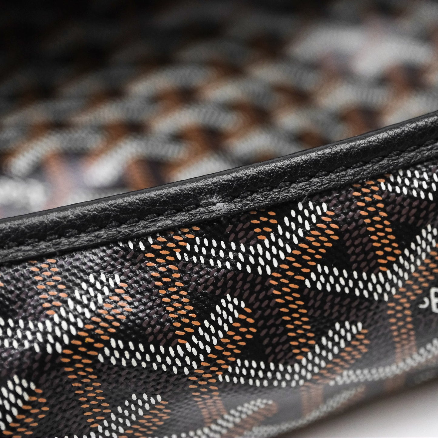 Goyard Bohème Hobo Bag Black Goyardine Canvas