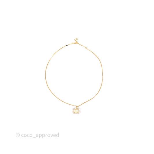 Celine Glacon Necklace Gold Tone