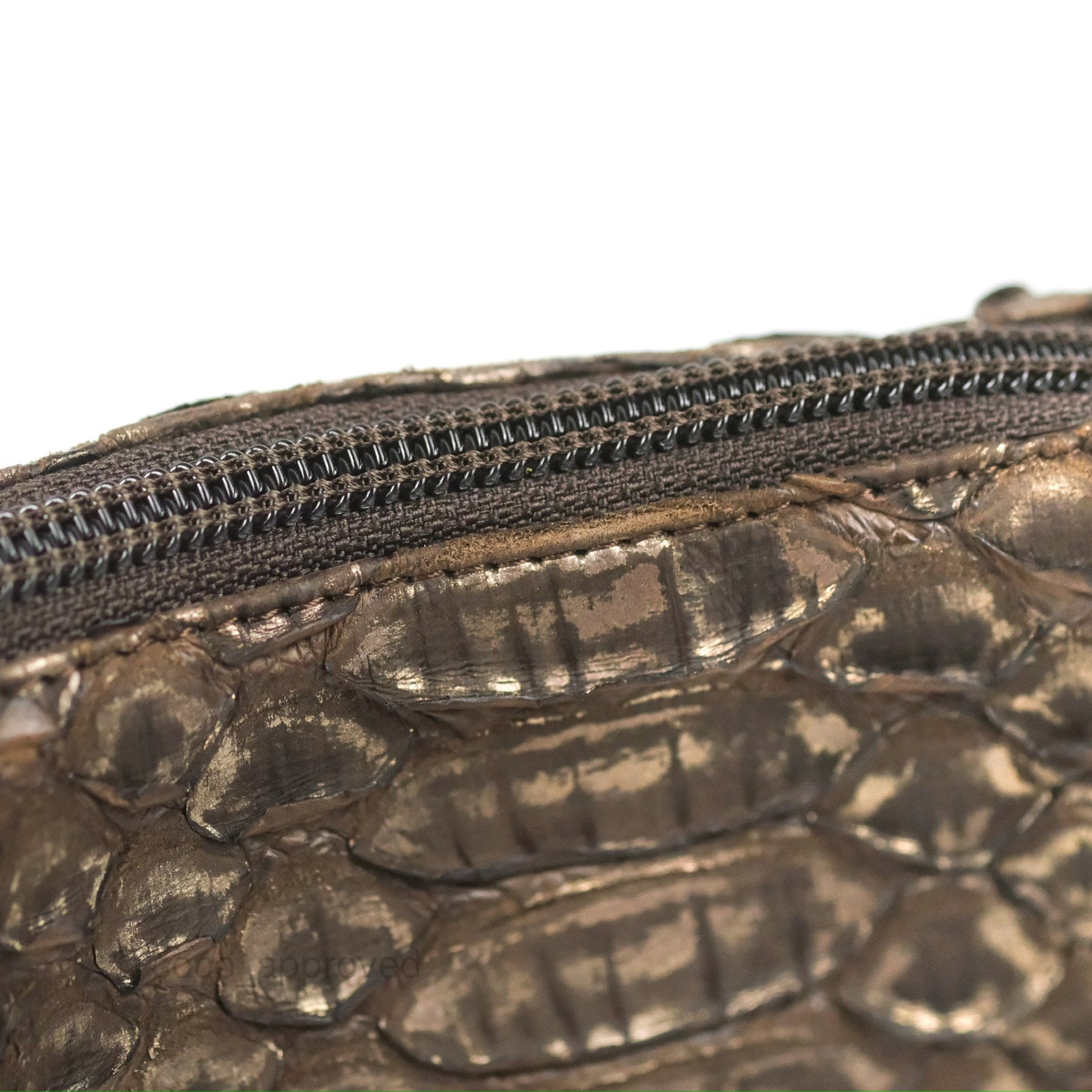 Chanel Python Fortune Cookie Clutch