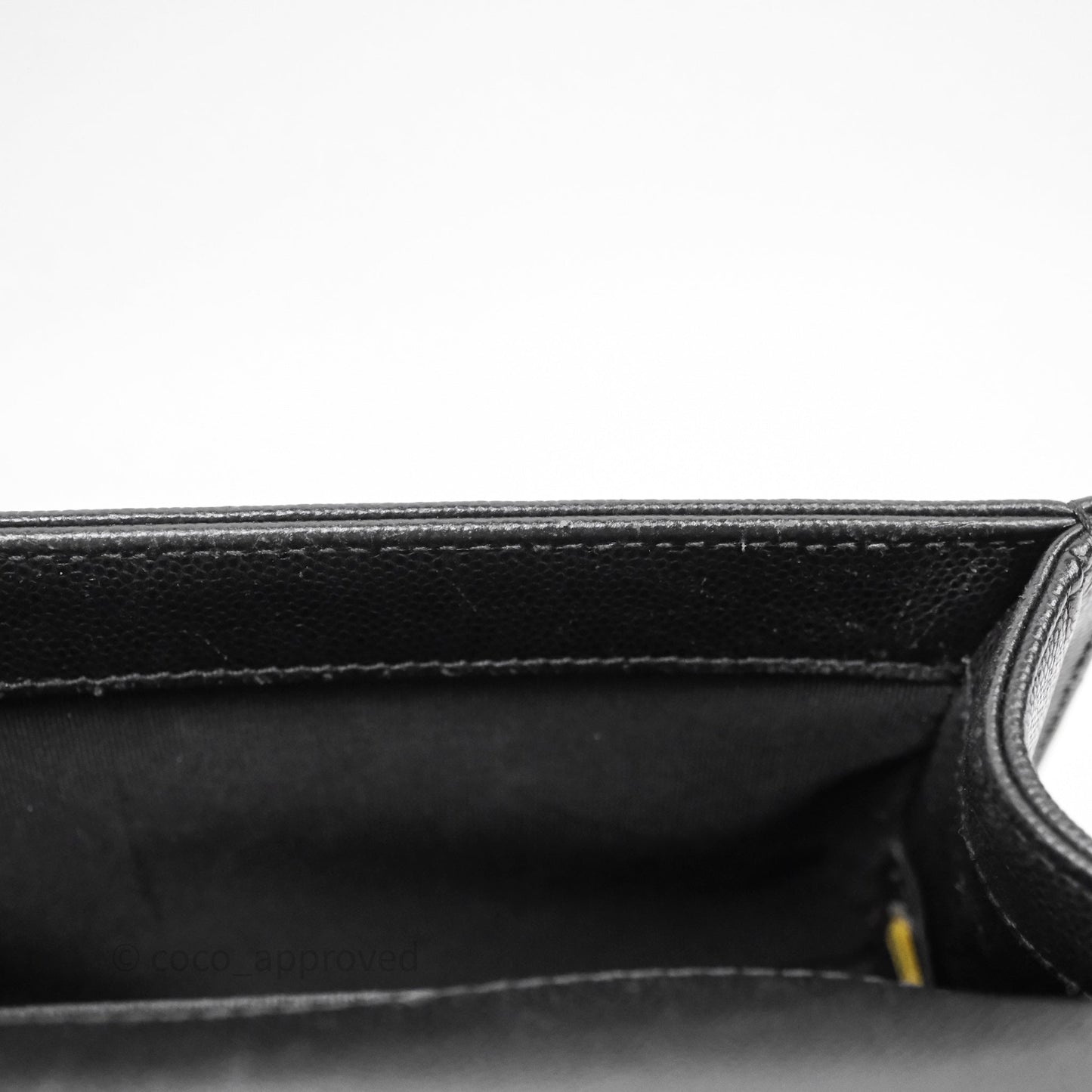 Chanel Small Boy Quilted Black Caviar Ruthenium Hardware
