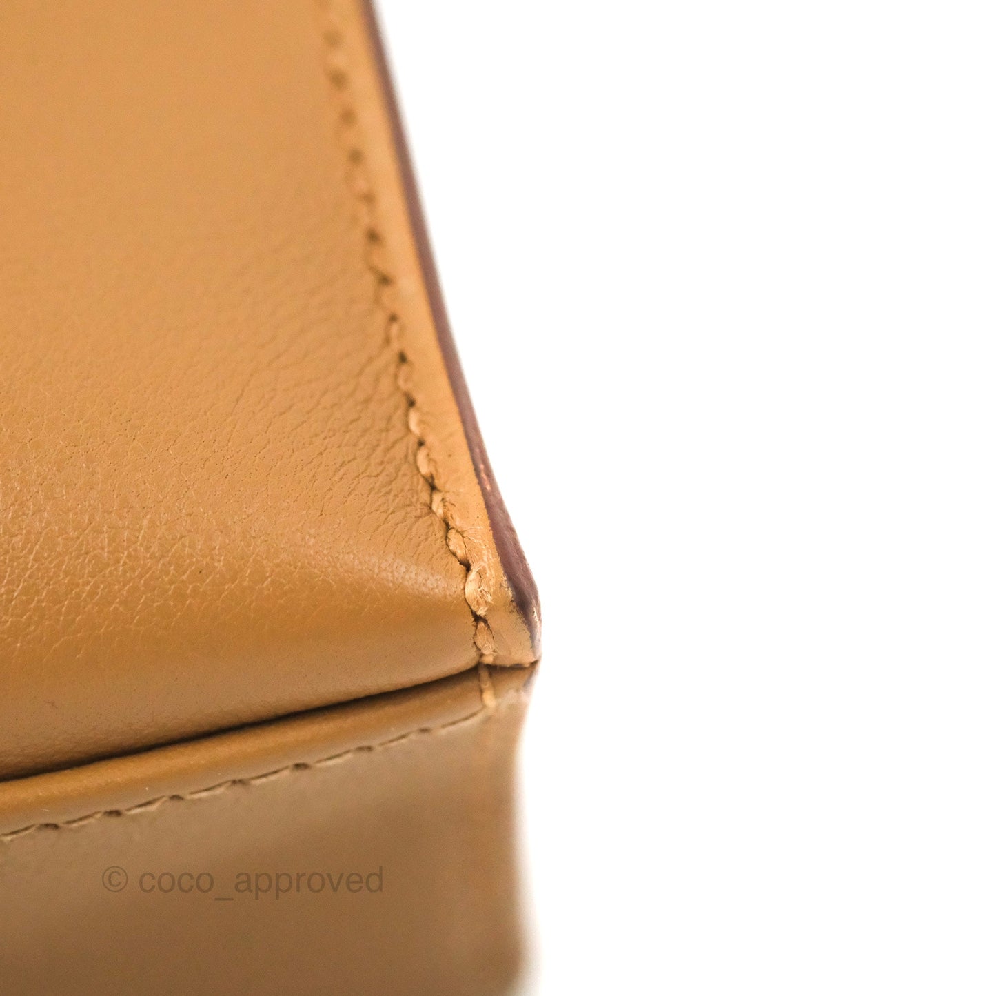 Hermès Kelly Pochette Clutch Biscuit 48 Swift Palladium Hardware