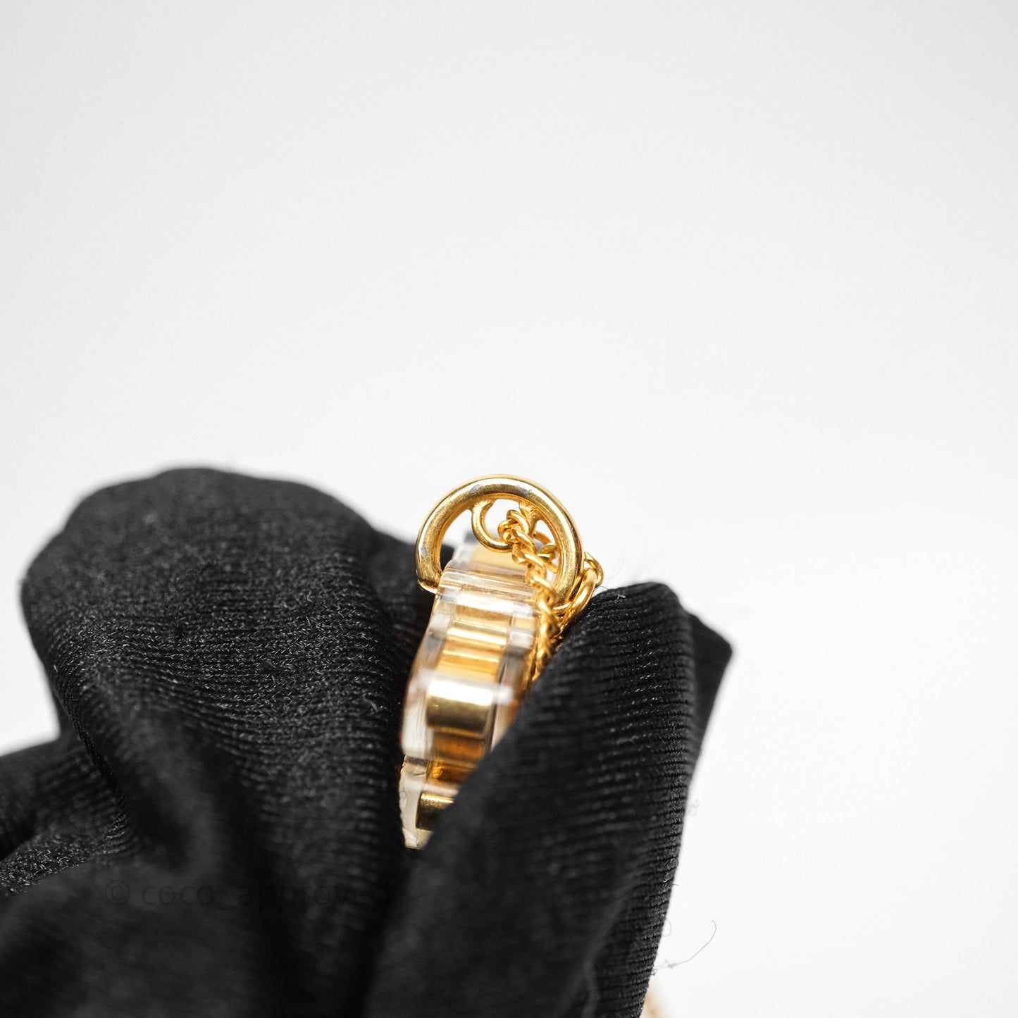 Celine Glacon Necklace Gold Tone