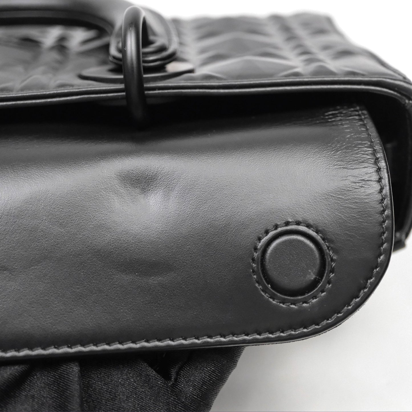 Dior Lady D-Joy Bag So Black Cannage Calfskin with Diamond Motif