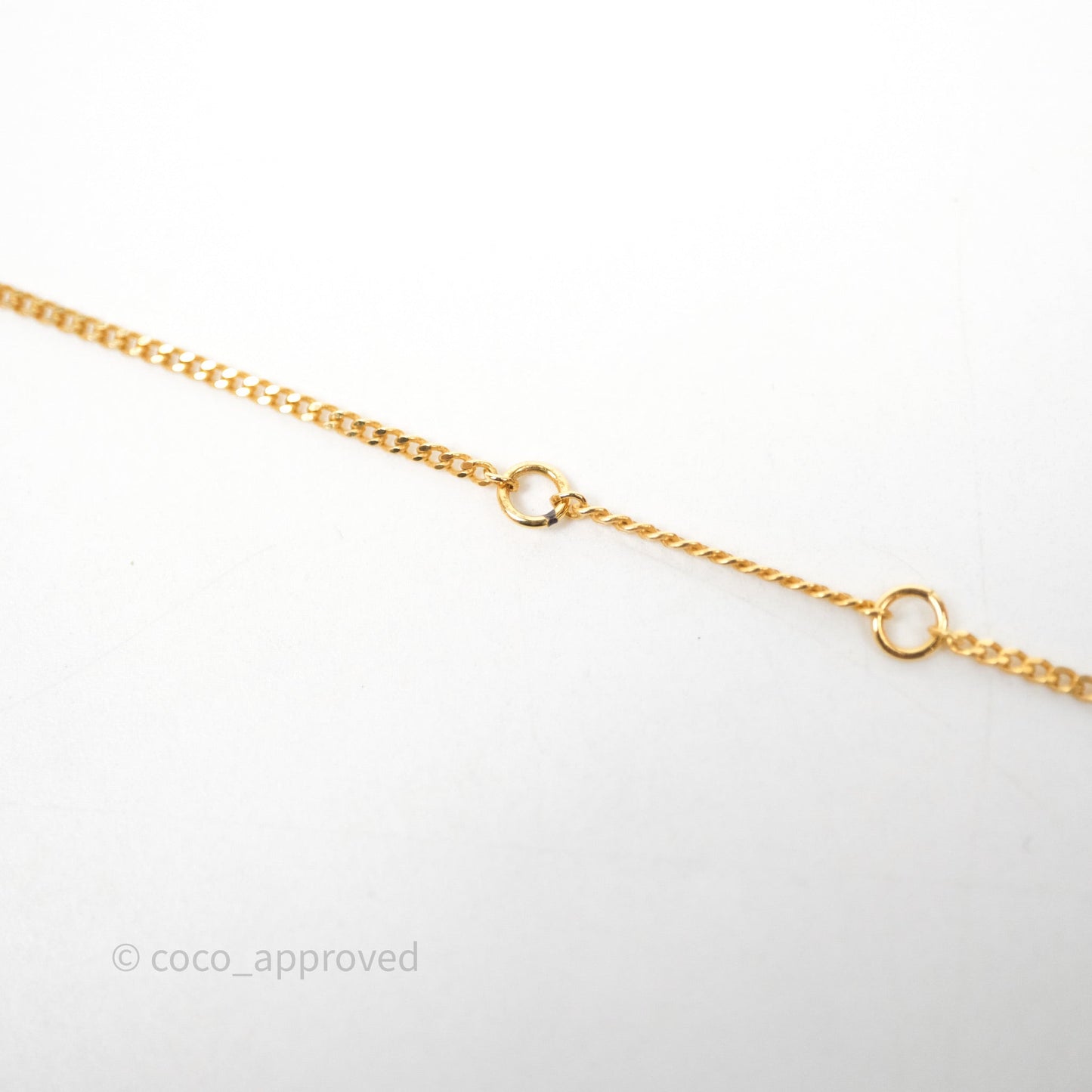 Celine Glacon Necklace Gold Tone