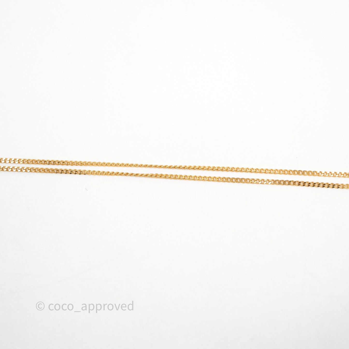 Celine Glacon Necklace Gold Tone