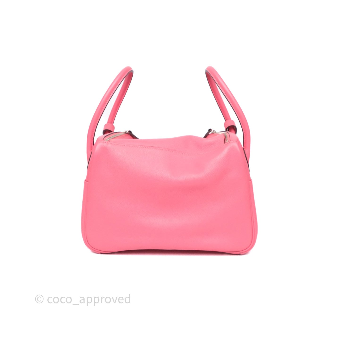 Hermès Lindy 26 Rose Azalée 8W Evercolor Palladium Hardware