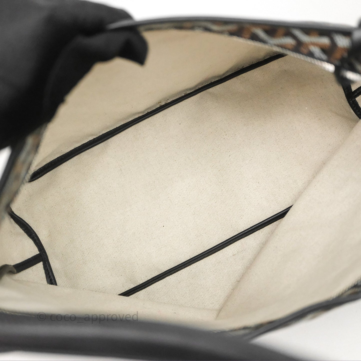 Goyard Bohème Hobo Bag Black Goyardine Canvas