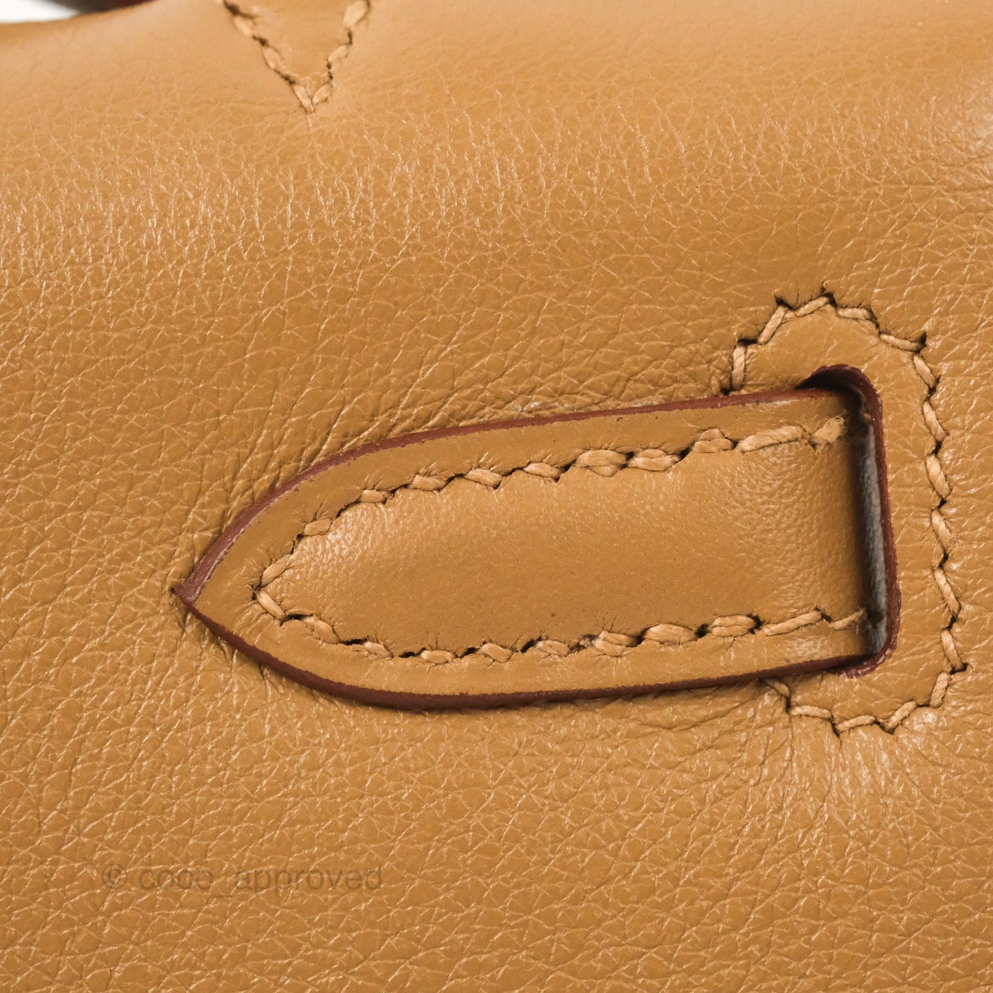 Hermès Kelly Pochette Clutch Biscuit 48 Swift Palladium Hardware