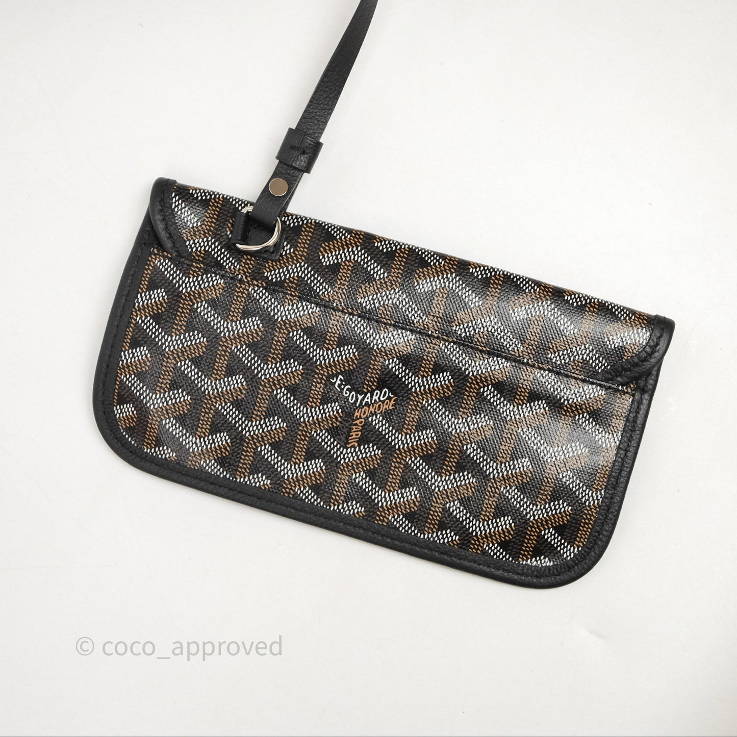 Goyard Bohème Hobo Bag Black Goyardine Canvas