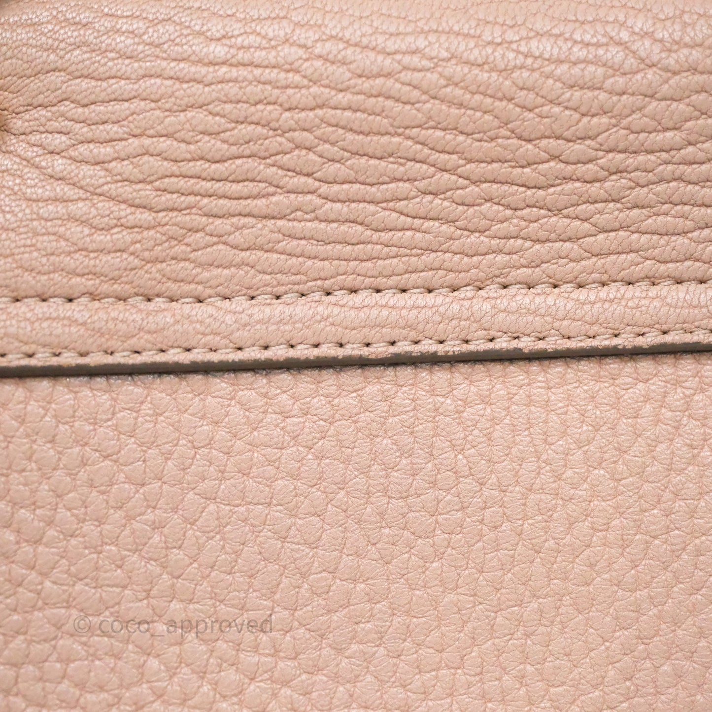 Chloe Mini Drew Crossbody Bag Pink Grained Leather