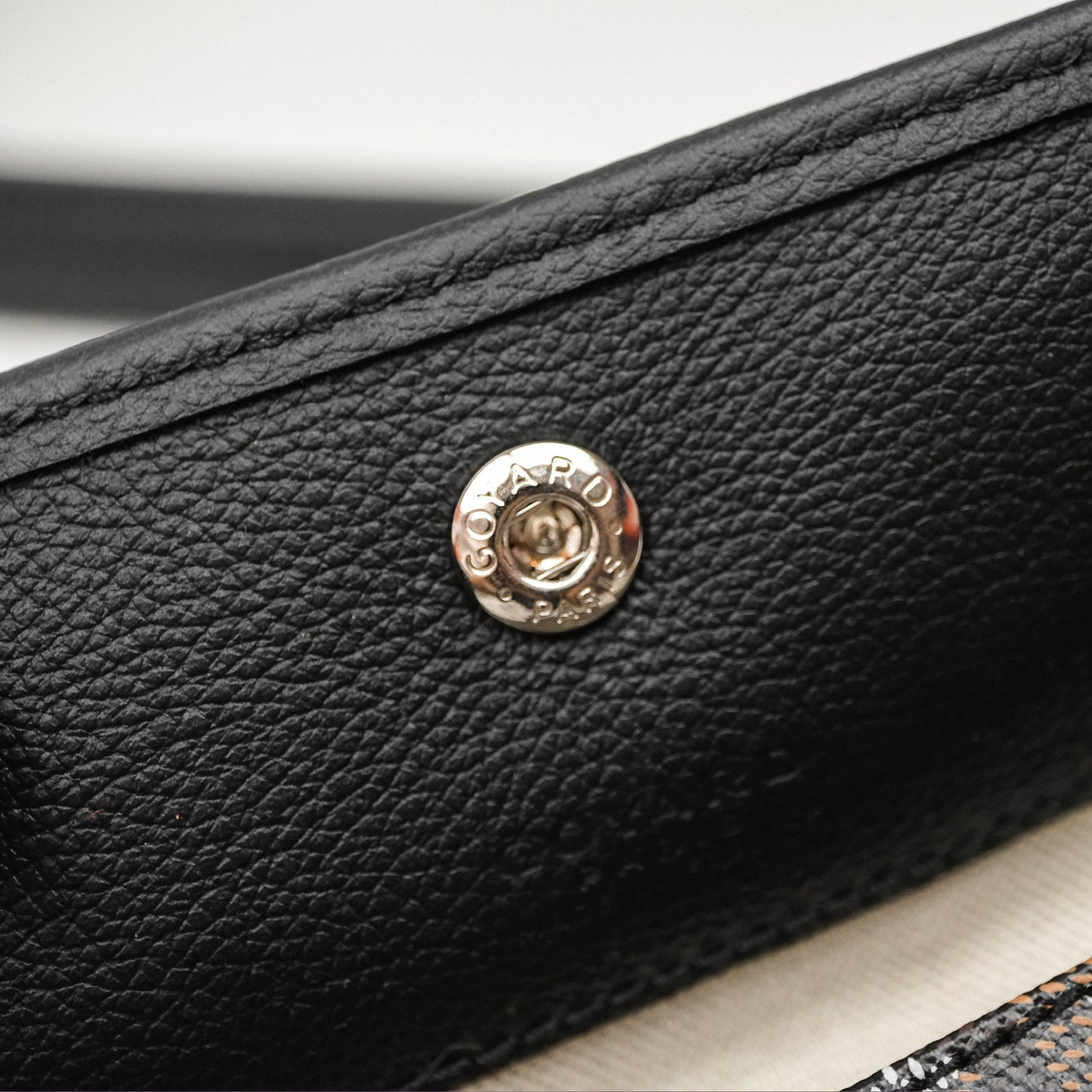 Goyard Bohème Hobo Bag Black Goyardine Canvas