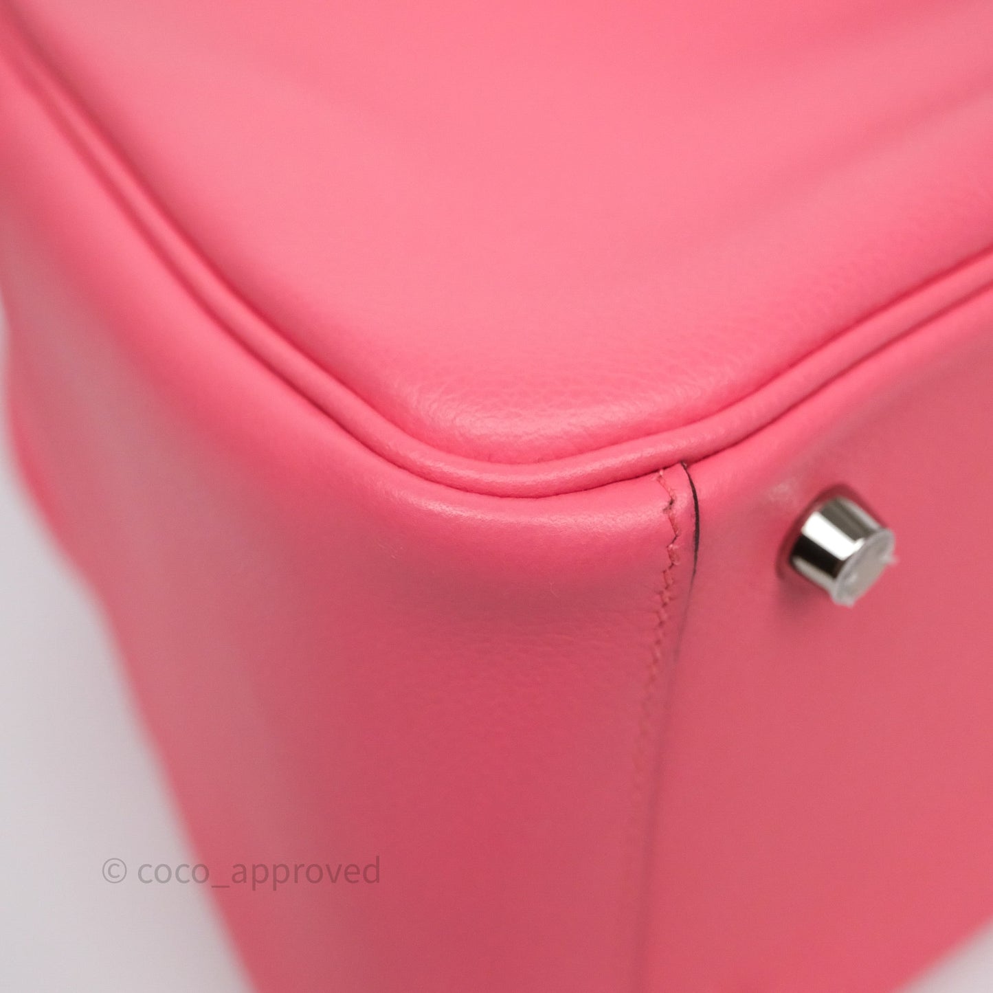 Hermès Lindy 26 Rose Azalée 8W Evercolor Palladium Hardware