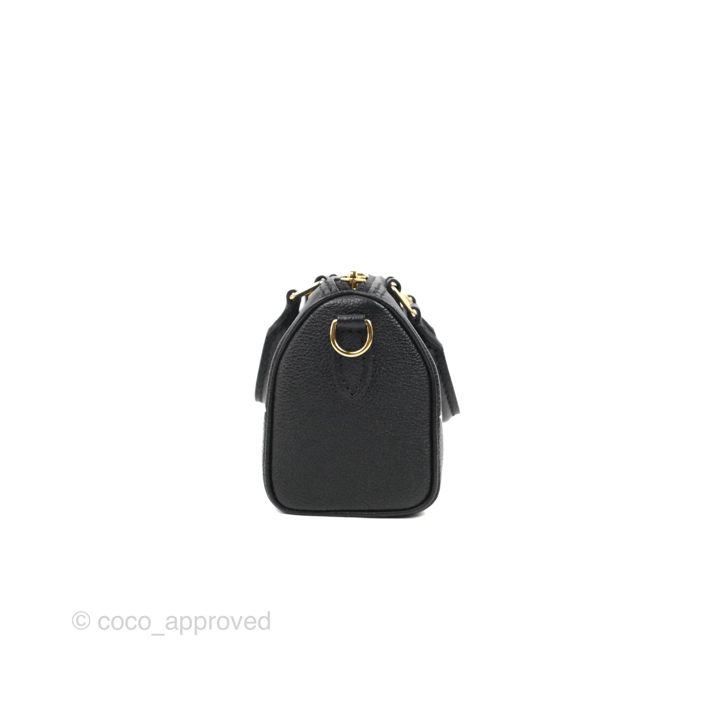 Louis Vuitton Nano Speedy Monogram Empreinte Black