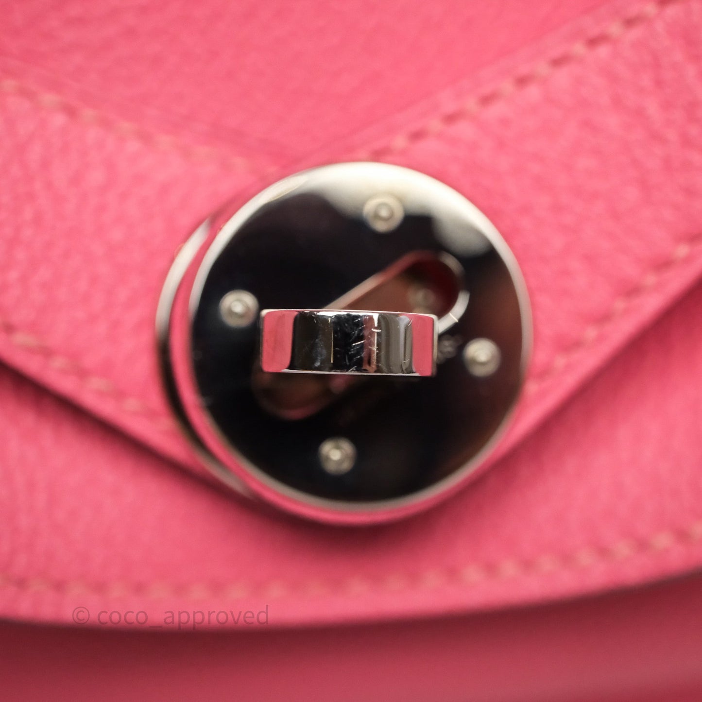 Hermès Lindy 26 Rose Azalée 8W Evercolor Palladium Hardware