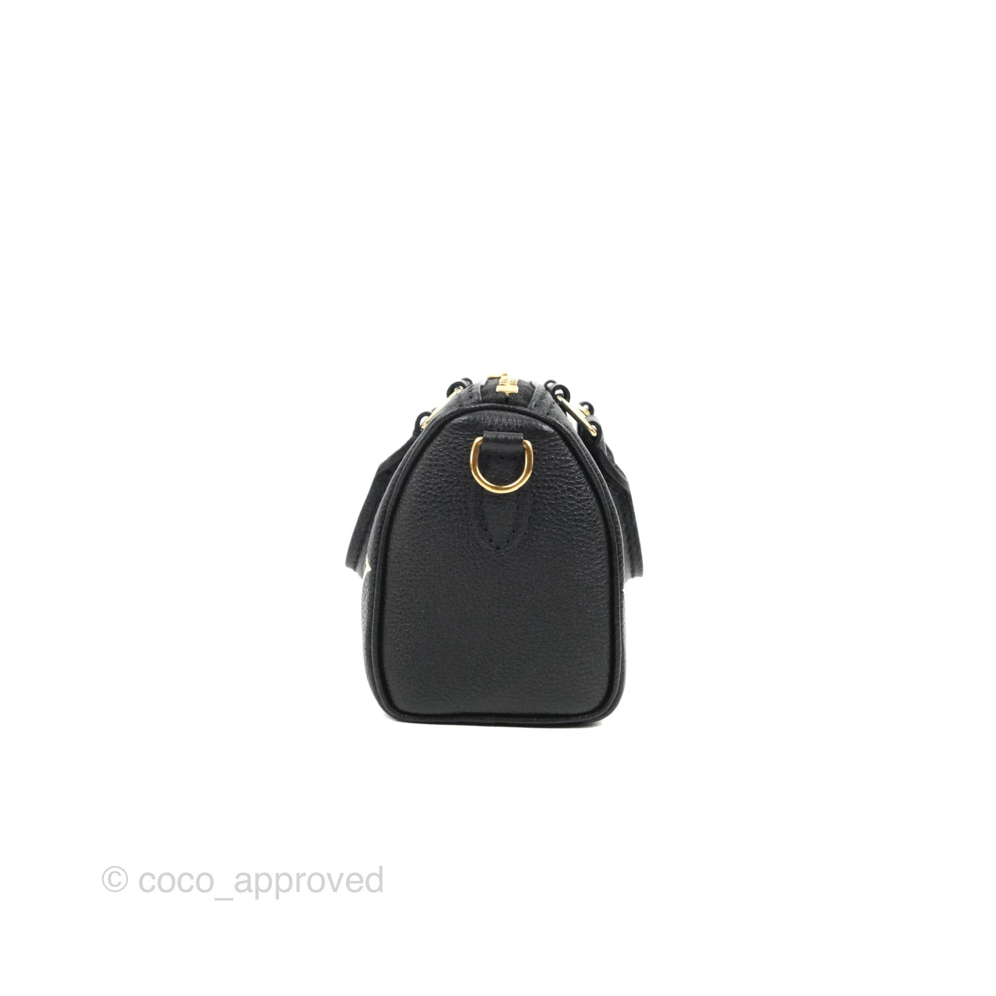 Louis Vuitton Nano Speedy Monogram Empreinte Black