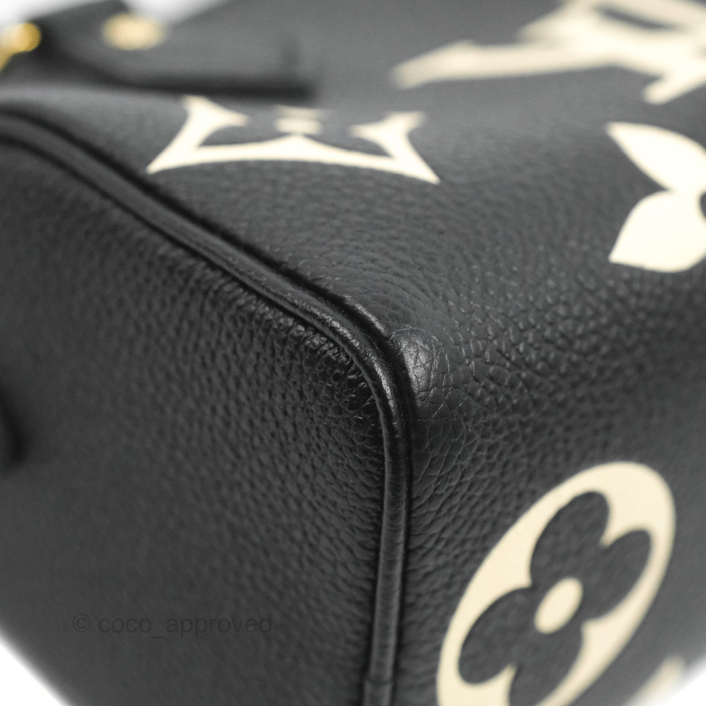 Louis Vuitton Nano Speedy Monogram Empreinte Black