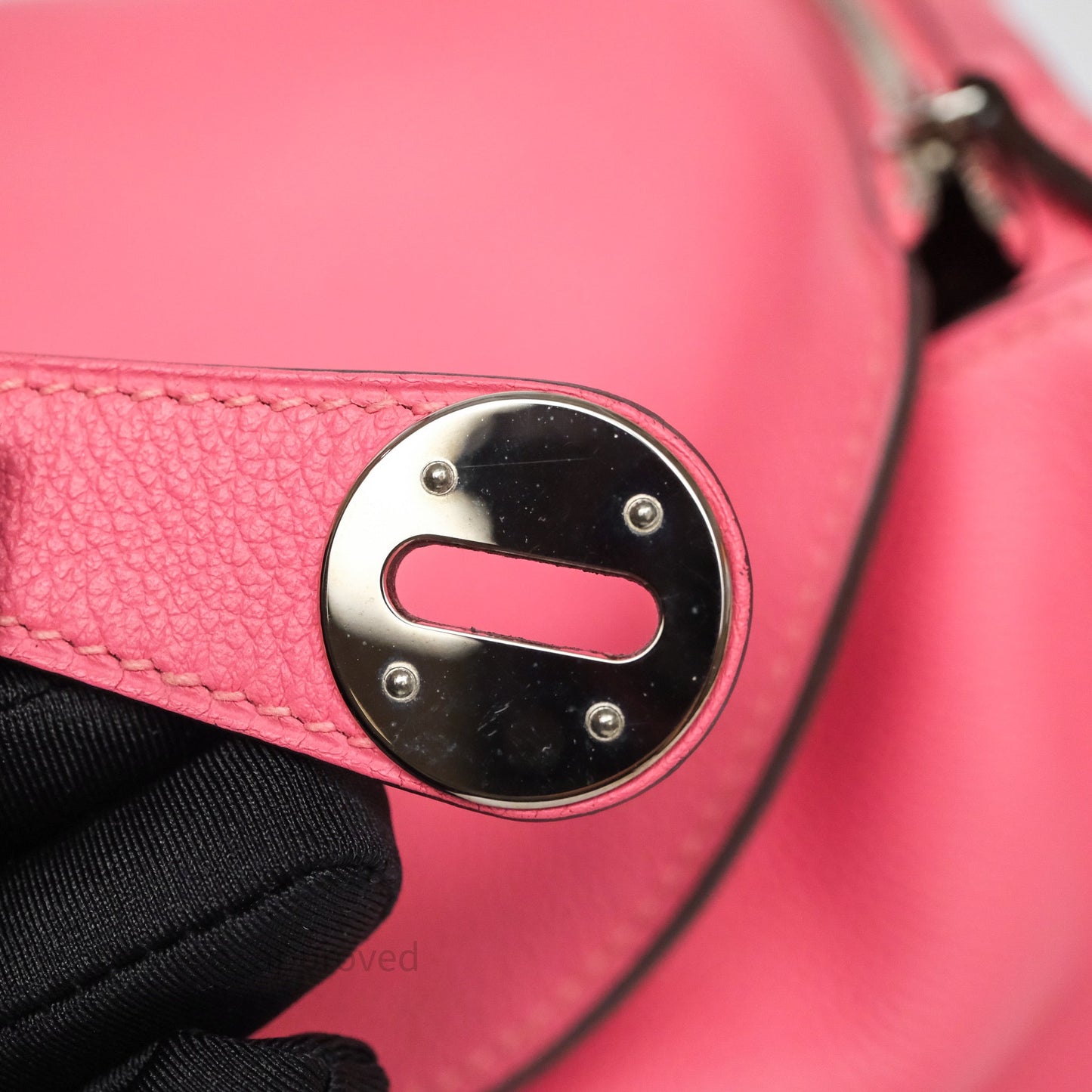Hermès Lindy 26 Rose Azalée 8W Evercolor Palladium Hardware