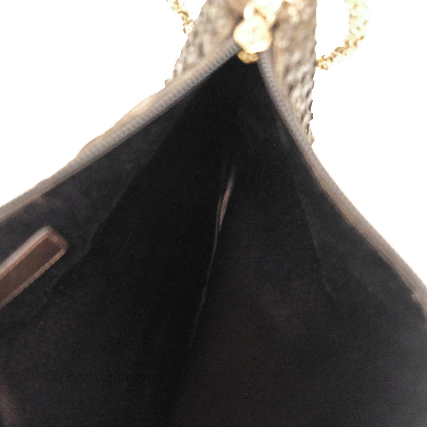 Chanel Python Fortune Cookie Clutch