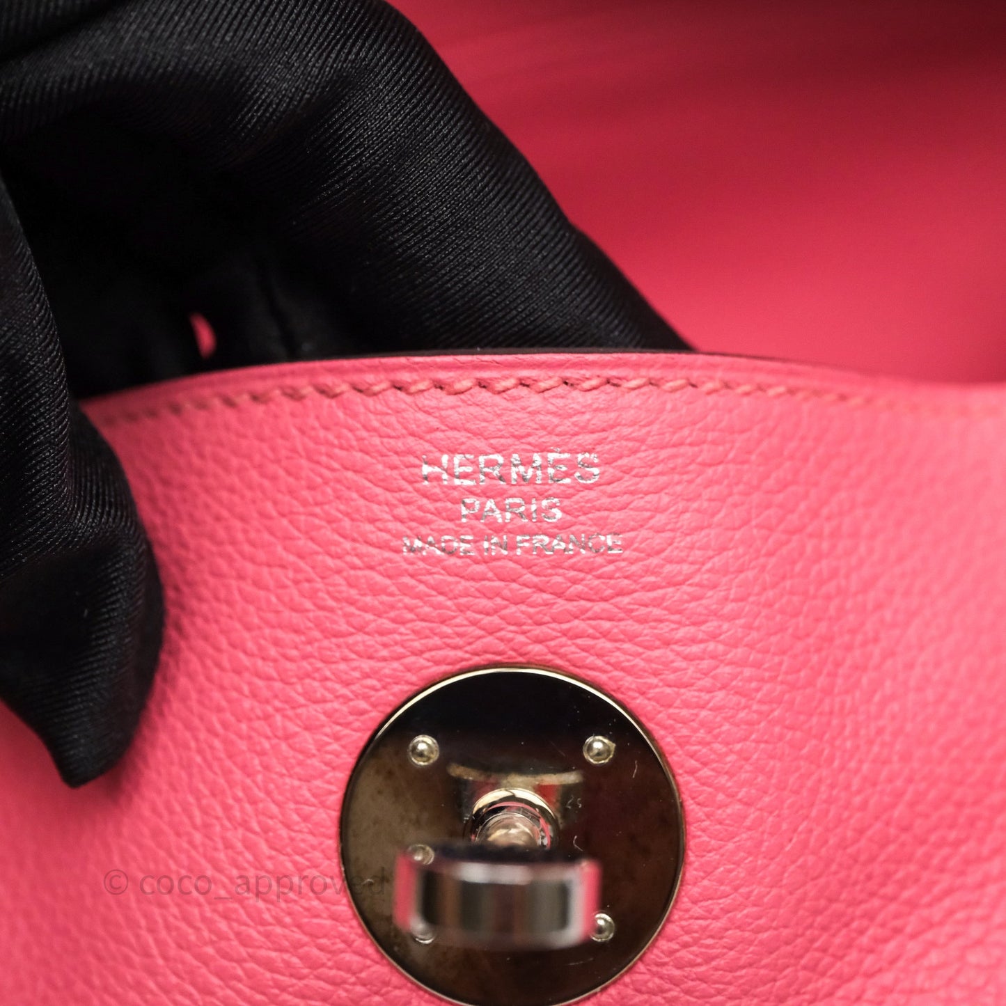 Hermès Lindy 26 Rose Azalée 8W Evercolor Palladium Hardware