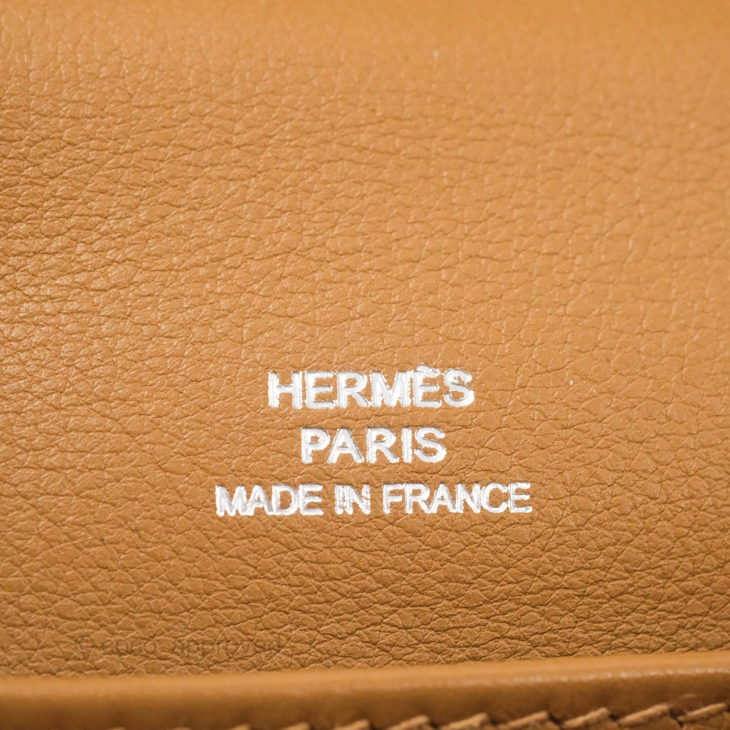 Hermès Kelly Pochette Clutch Biscuit 48 Swift Palladium Hardware