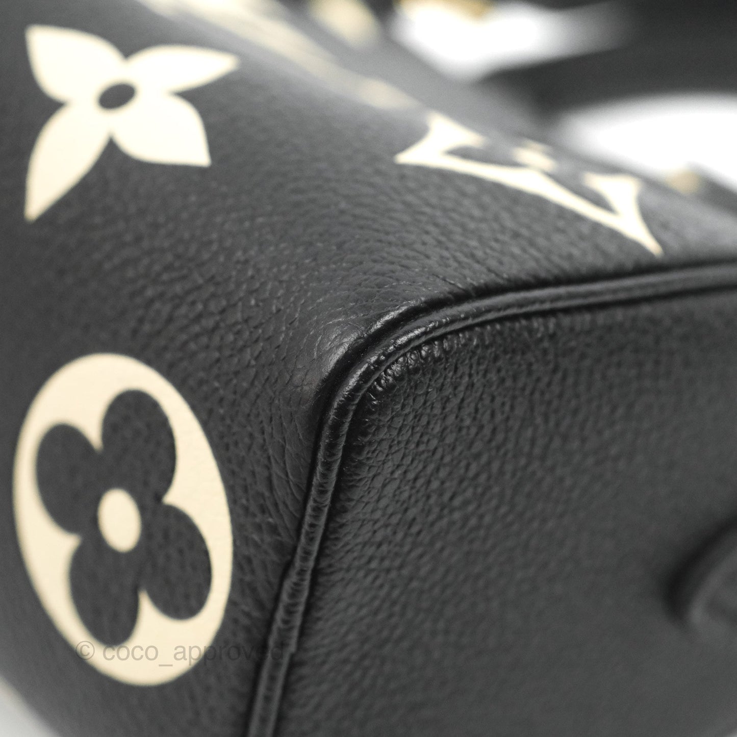Louis Vuitton Nano Speedy Monogram Empreinte Black