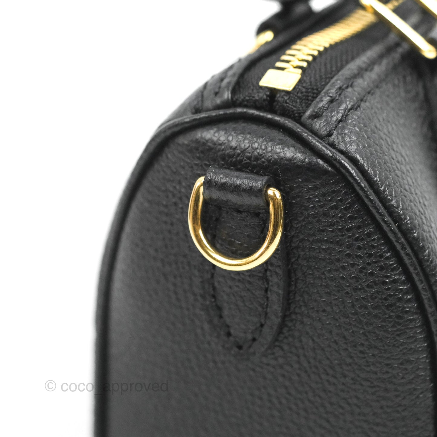 Louis Vuitton Nano Speedy Monogram Empreinte Black