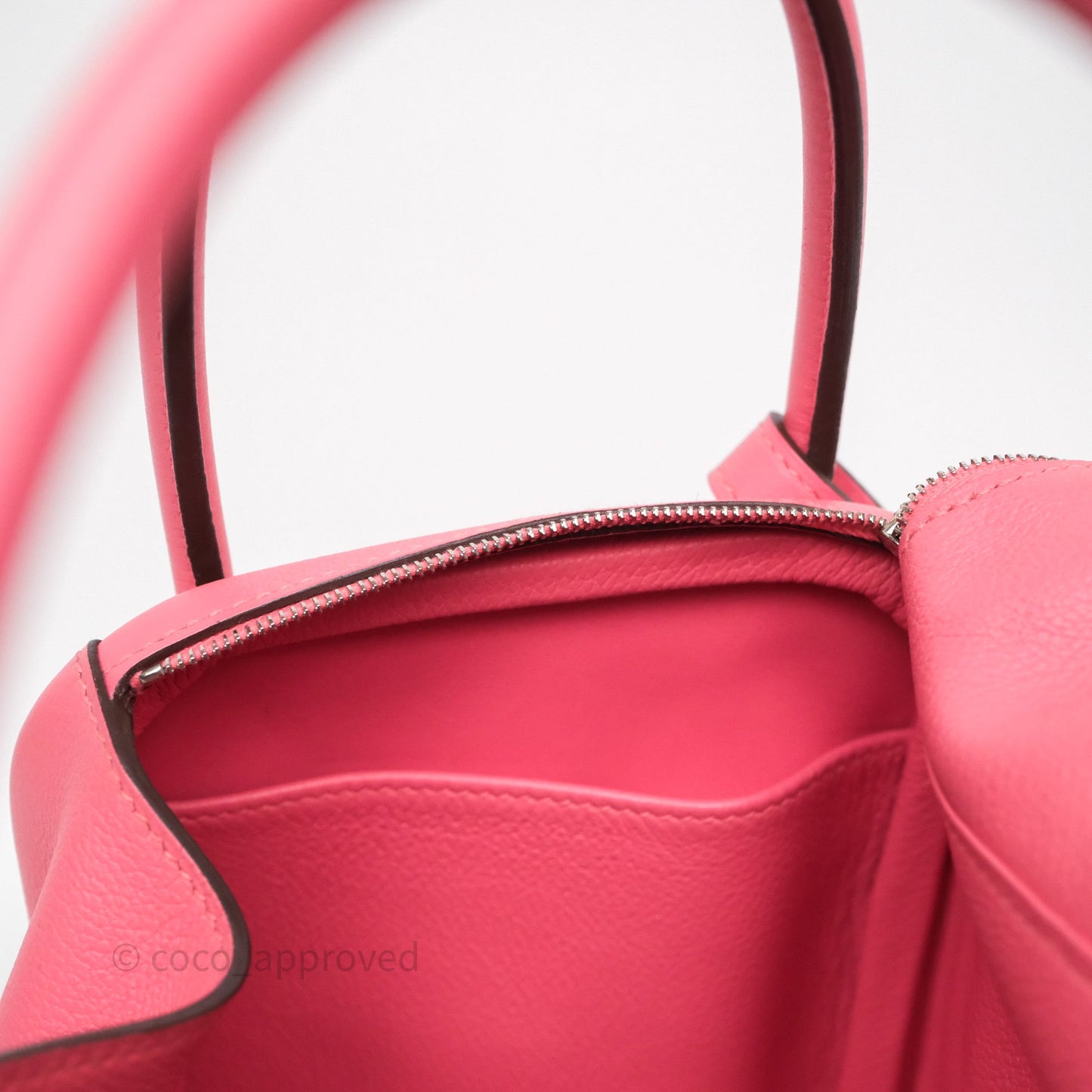 Hermès Lindy 26 Rose Azalée 8W Evercolor Palladium Hardware