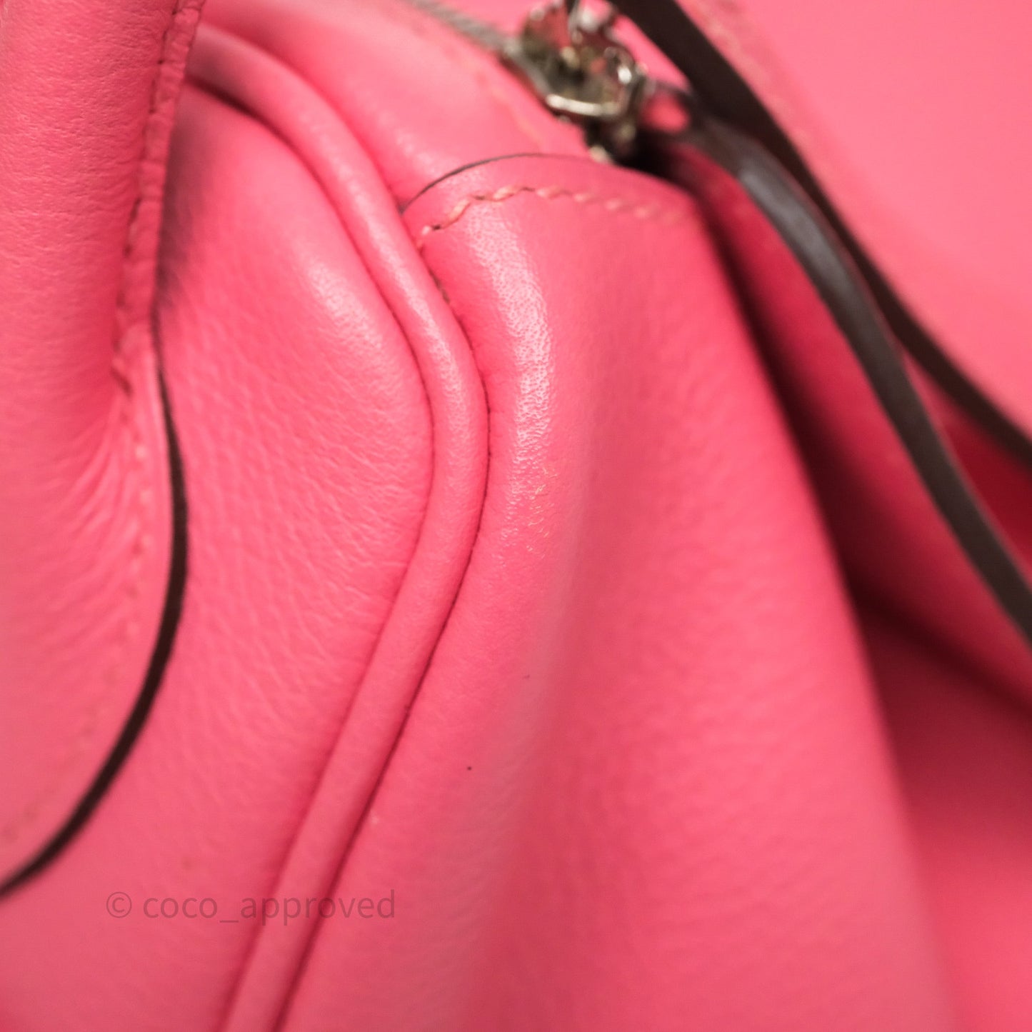 Hermès Lindy 26 Rose Azalée 8W Evercolor Palladium Hardware