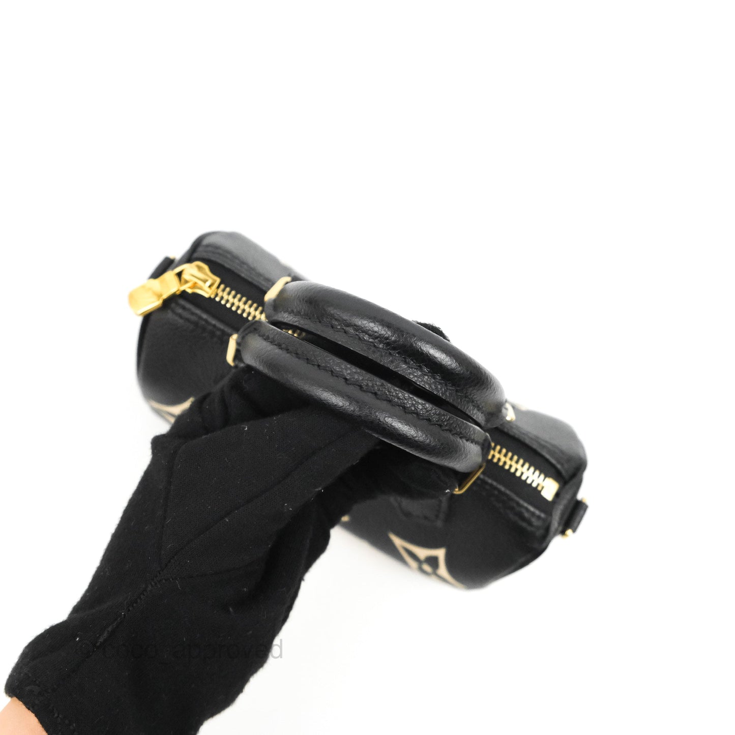 Louis Vuitton Nano Speedy Monogram Empreinte Black