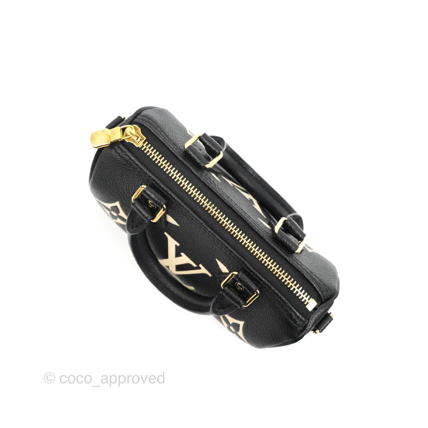 Louis Vuitton Nano Speedy Monogram Empreinte Black