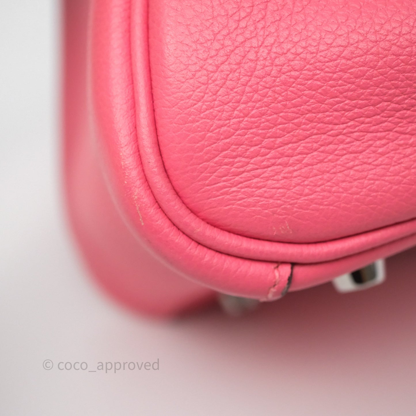 Hermès Lindy 26 Rose Azalée 8W Evercolor Palladium Hardware