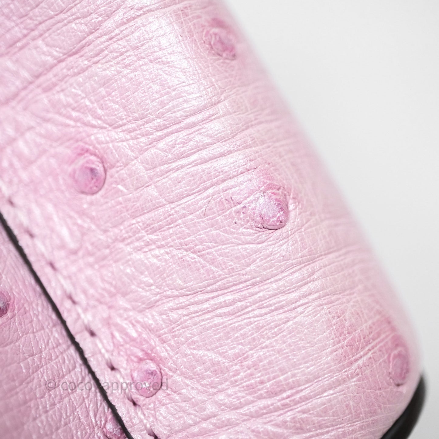Louis Vuitton Taurillon Capucines Nano Pink in Ostrich