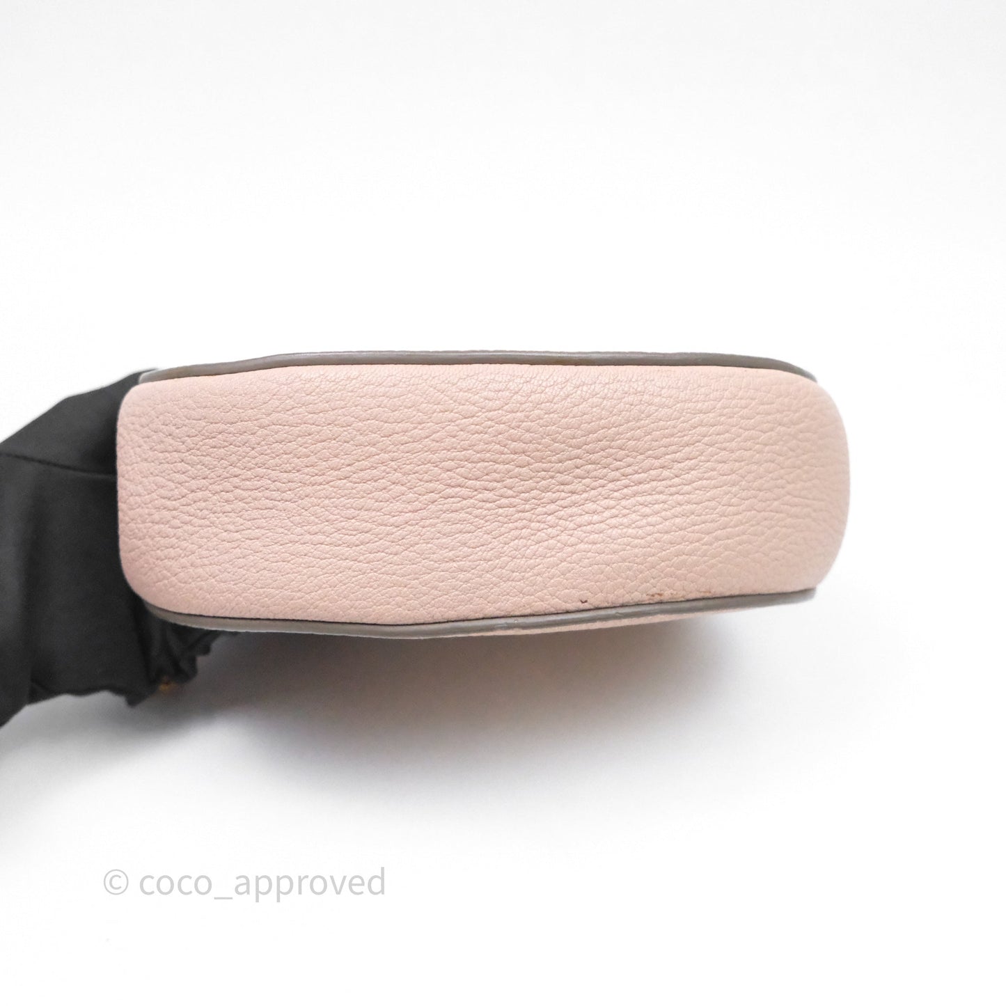 Chloe Mini Drew Crossbody Bag Pink Grained Leather