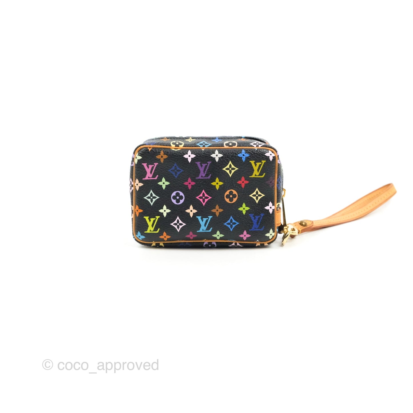 Louis Vuitton x Takashi Murakami Monogram Trousse Wapity Case Black