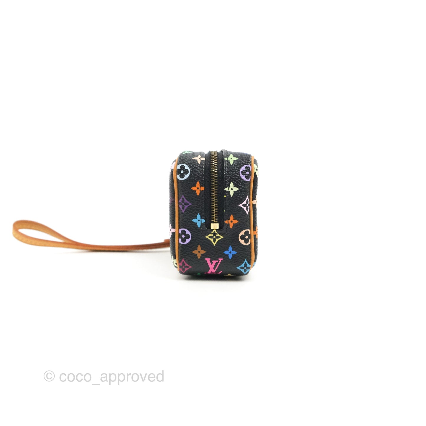 Louis Vuitton x Takashi Murakami Monogram Trousse Wapity Case Black