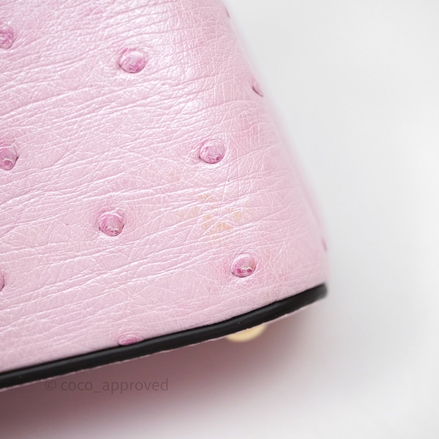 Louis Vuitton Taurillon Capucines Nano Pink in Ostrich
