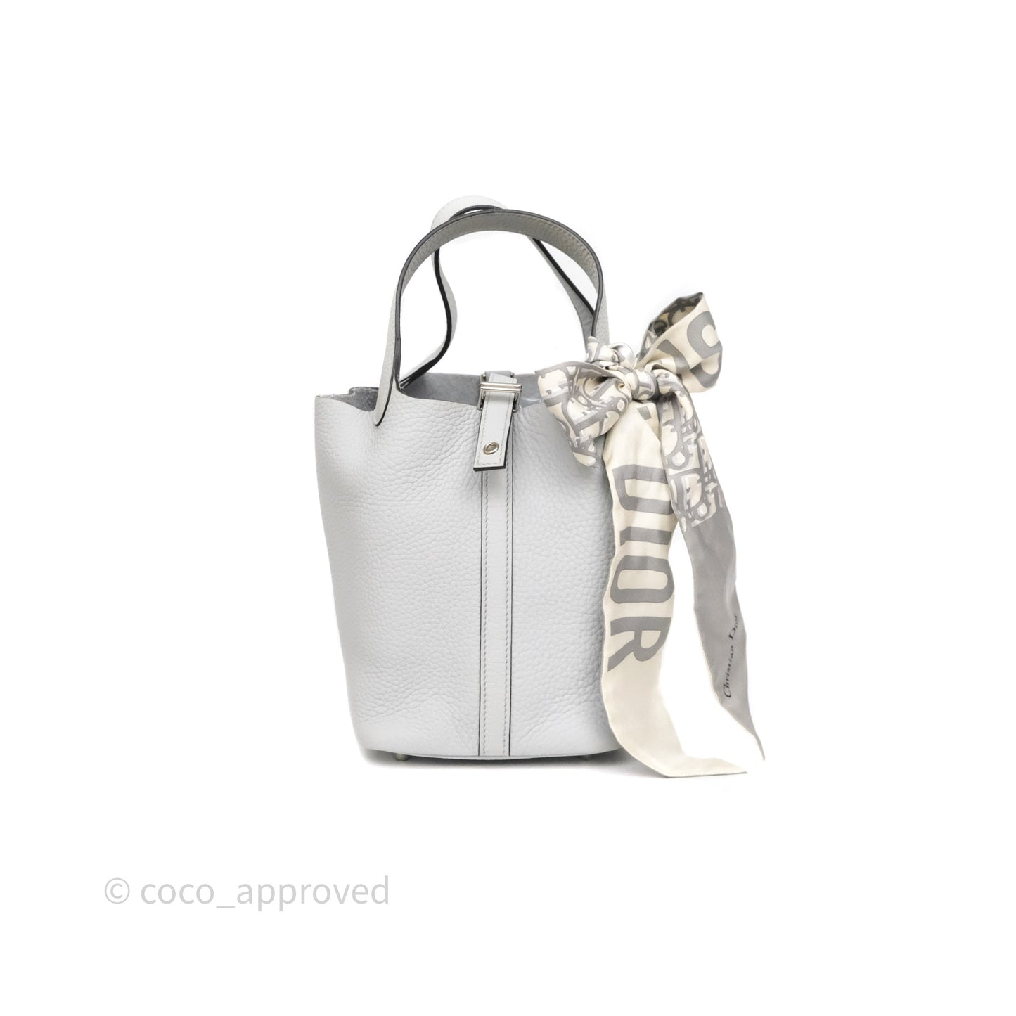Hermès Picotin Lock 18 Bleu Pale 08 Clemence Palladium Hardware