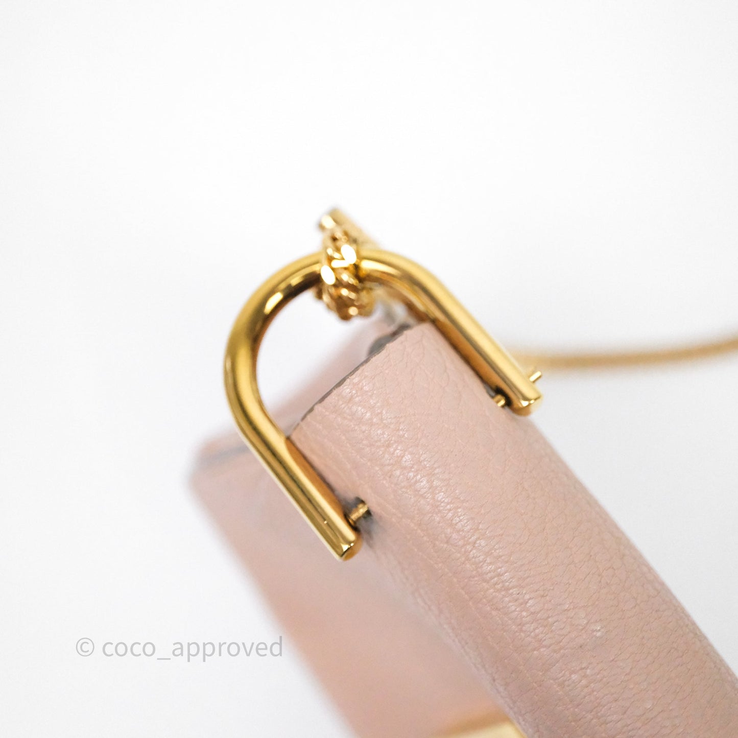 Chloe Mini Drew Crossbody Bag Pink Grained Leather