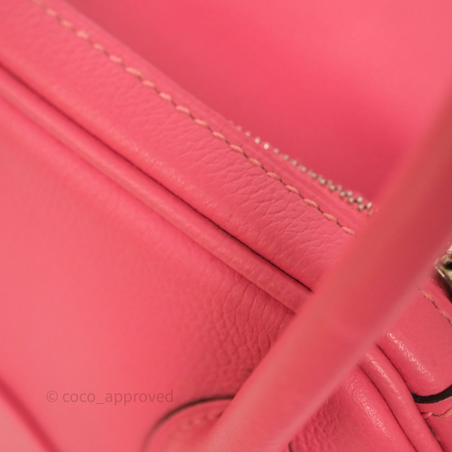 Hermès Lindy 26 Rose Azalée 8W Evercolor Palladium Hardware