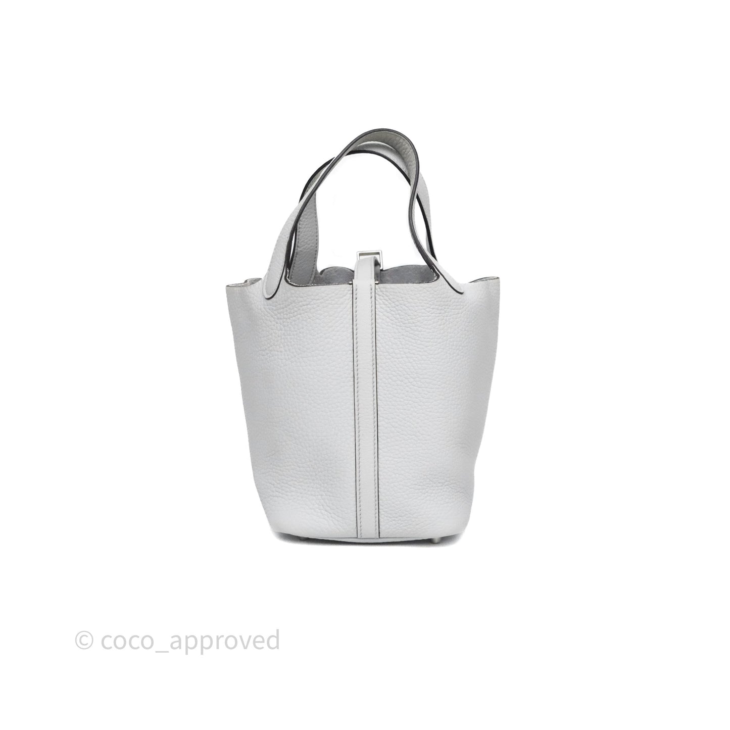 Hermès Picotin Lock 18 Bleu Pale 08 Clemence Palladium Hardware