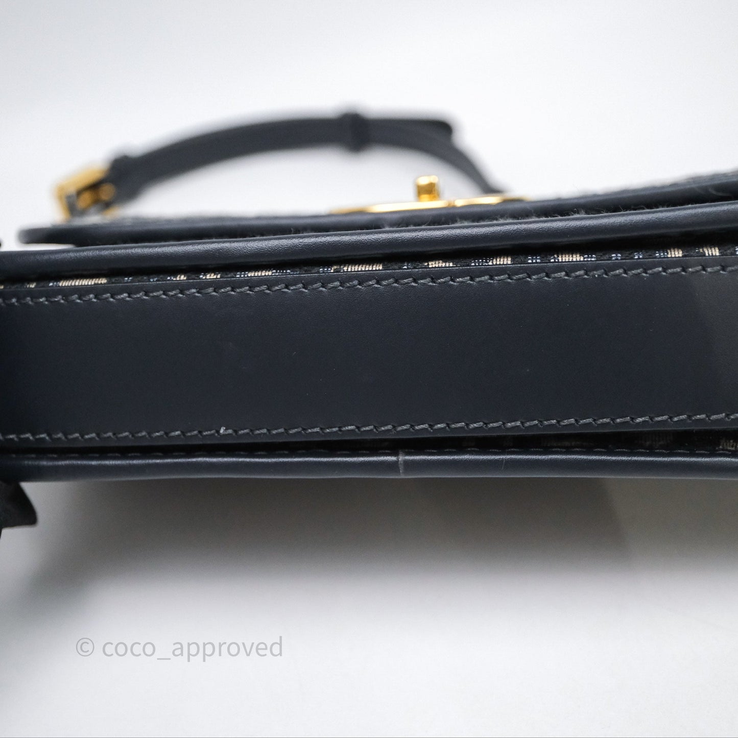 Christian Dior 30 Montaigne Avenue Bag Blue Dior Oblique Jacquard