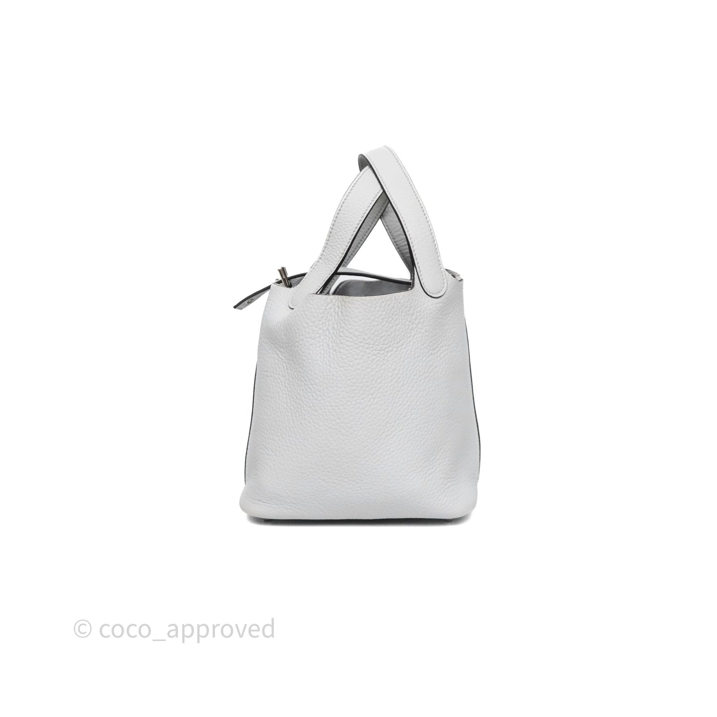 Hermès Picotin Lock 18 Bleu Pale 08 Clemence Palladium Hardware