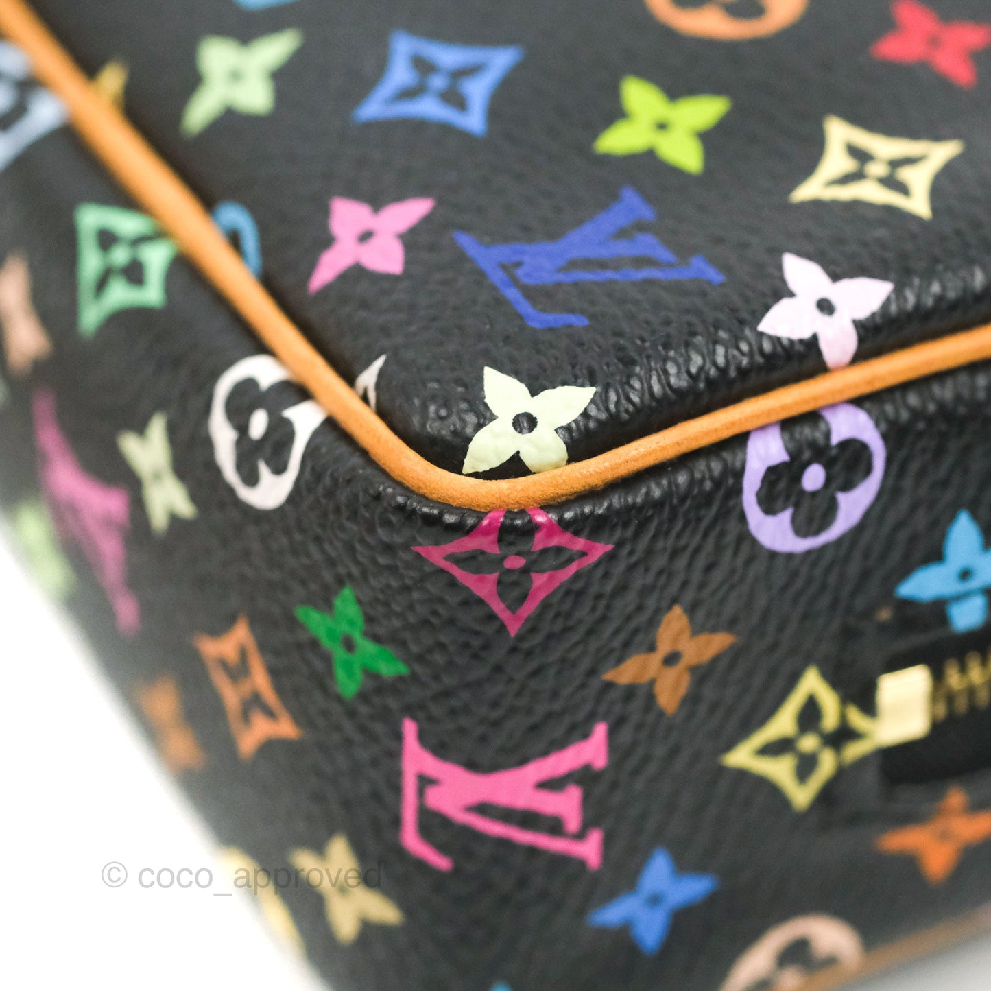 Louis Vuitton x Takashi Murakami Monogram Trousse Wapity Case Black