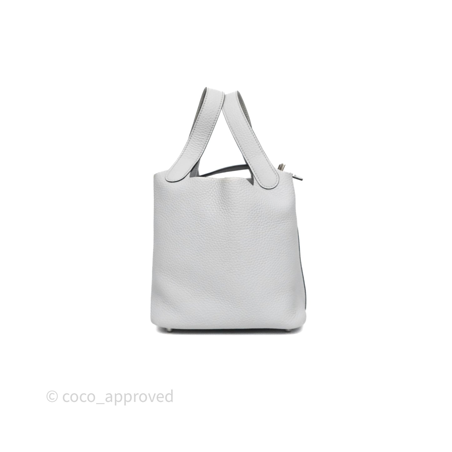 Hermès Picotin Lock 18 Bleu Pale 08 Clemence Palladium Hardware