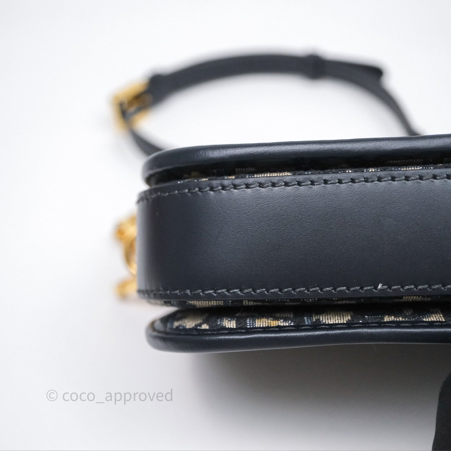 Christian Dior 30 Montaigne Avenue Bag Blue Dior Oblique Jacquard