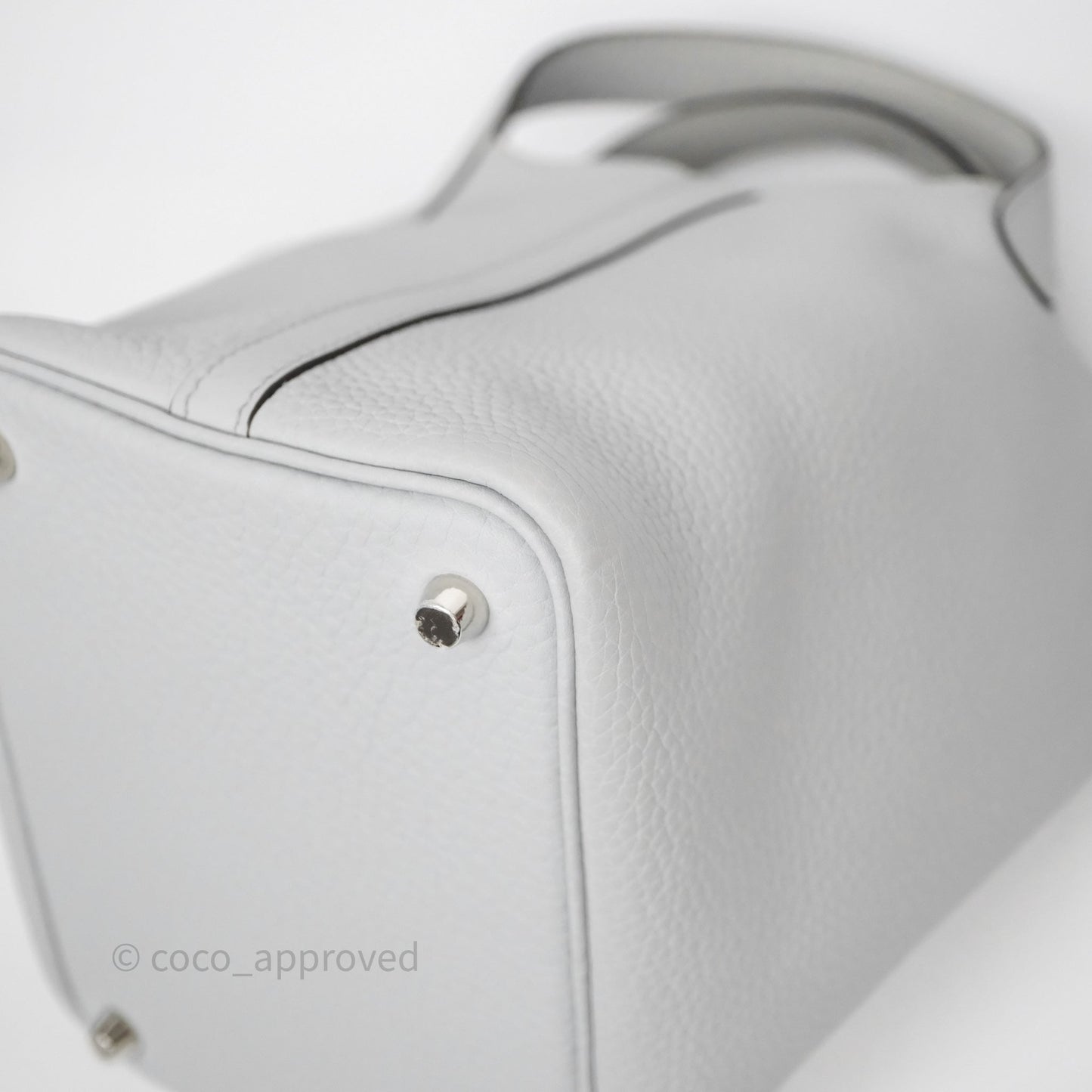 Hermès Picotin Lock 18 Bleu Pale 08 Clemence Palladium Hardware