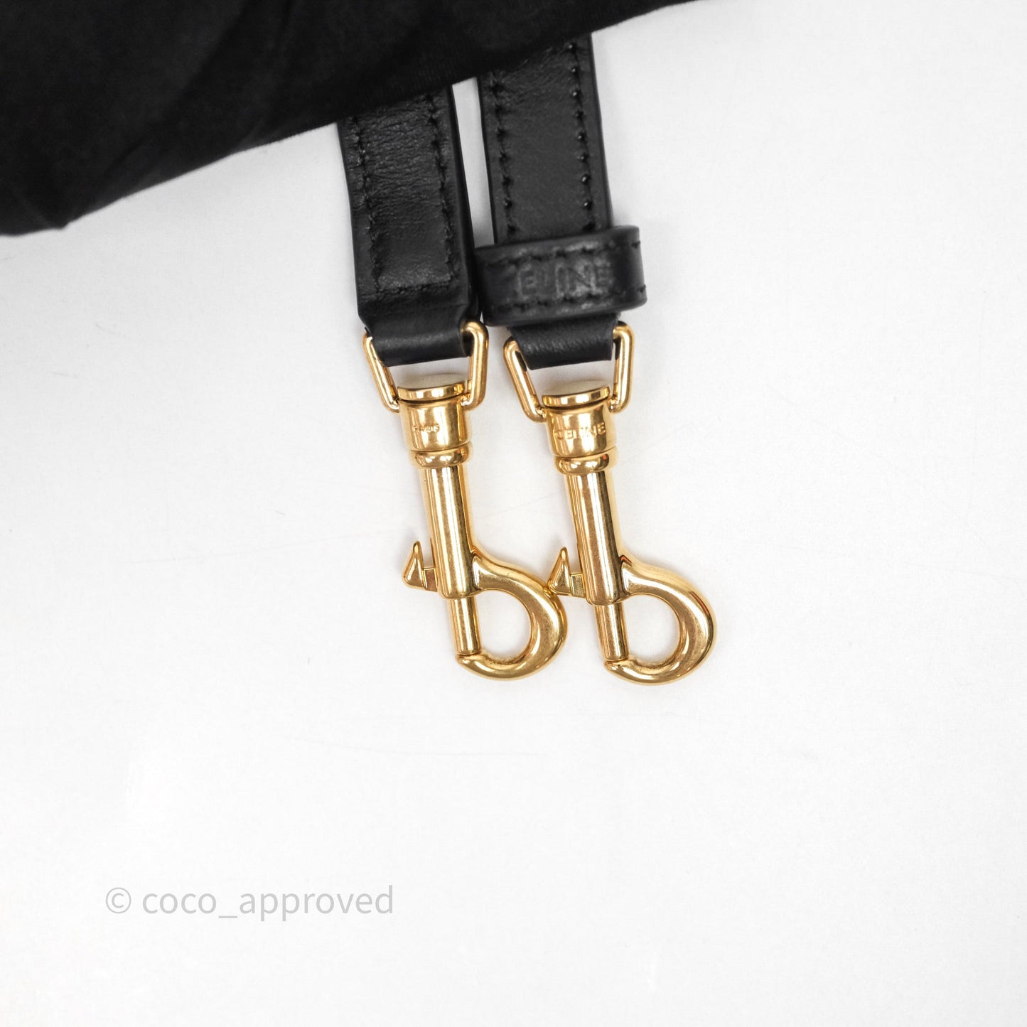 Celine Small Boston Bag Black Calfskin Gold Hardware